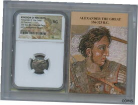 【極美品/品質保証書付】 アンティークコイン コイン 金貨 銀貨 [送料無料] Alexander III The Great 336-323 BC Posthumous Issue NGC VG 10 Story Vault