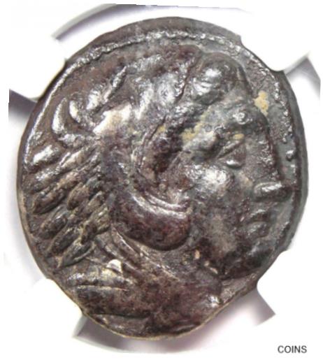  アンティークコイン コイン 金貨 銀貨  [送料無料] Alexander the Great III AR Tetradrachm Coin 336-323 BC Certified NGC VF