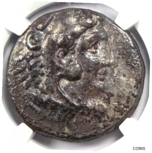  アンティークコイン コイン 金貨 銀貨  [送料無料] Alexander the Great III AR Tetradrachm Coin 336-323 BC Certified NGC Choice VF