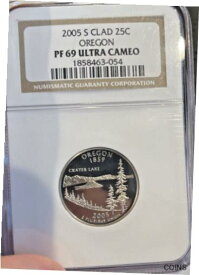 【極美品/品質保証書付】 アンティークコイン 硬貨 2005-S Oregon US States 25c ~ NGC PR69DCAM ~ Clad ~ Lightly Toned [送料無料] #oot-wr-011091-3944