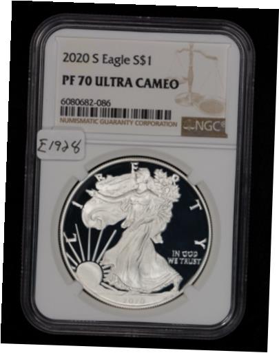 アンティークコイン コイン 金貨 銀貨 [送料無料] 2020-S 1 oz American Silver Eagle - Proof - NGC PF 70 Ultra Cameo - SKU-E1928