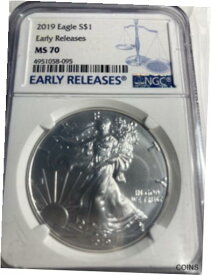 【極美品/品質保証書付】 アンティークコイン コイン 金貨 銀貨 [送料無料] 2019 Coins auctions .999 silver eagle ms 70