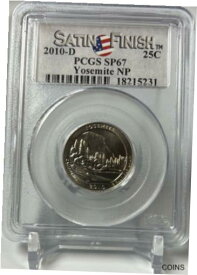 【極美品/品質保証書付】 アンティークコイン コイン 金貨 銀貨 [送料無料] 2010 D Yosemite Quarter PCGS SP67 Satin Finish Registry Coin Set 25C NP
