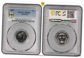【極美品/品質保証書付】 アンティークコイン コイン 金貨 銀貨 [送料無料] 2007 Australia 5c Coin PCGS MS68