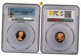 【極美品/品質保証書付】 アンティークコイン コイン 金貨 銀貨 [送料無料] 1977 Australia 1c Proof Coin PCGS PR69DCAM