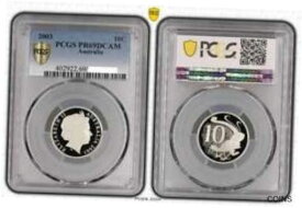 【極美品/品質保証書付】 アンティークコイン コイン 金貨 銀貨 [送料無料] 2003 Australia 10c Proof Coin PCGS PR69DCAM