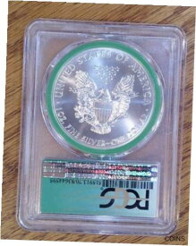 【極美品/品質保証書付】 アンティークコイン コイン 金貨 銀貨 [送料無料] 2013 Silver American Eagle PCGS MS70 Green Slab From Monster Sealed Box (595)