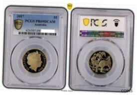 【極美品/品質保証書付】 アンティークコイン 硬貨 2017 Australia $1 Proof Coin PCGS PR69DCAM #4828 [送料無料] #oct-wr-011132-6003