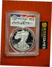 2016 W プルーフ シルバー イーグル PCGS PR69 DCAM アシュリー レーガン サイン入り レガシー シリーズ2016 W PROOF SILVER EAGLE PCGS PR69 DCAM ASHLEY REAGAN SIGNED LEGACY SERIES