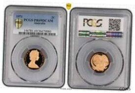 【極美品/品質保証書付】 アンティークコイン コイン 金貨 銀貨 [送料無料] 1971 Proof 2c Coin PCGS PR69DCAM Top Pop 51/0