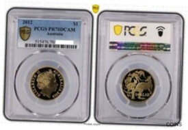 【極美品/品質保証書付】 アンティークコイン コイン 金貨 銀貨 [送料無料] 2012 Australia $1 Proof Coin PCGS PR70DCAM Top Pop 13/0