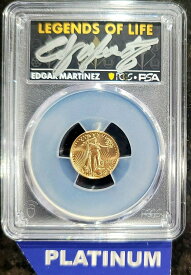 【極美品/品質保証書付】 アンティークコイン コイン 金貨 銀貨 [送料無料] 2021 $5 American Gold Eagle Type 2 PCGS PSA MS70 Legends of Life Edgar Martinez