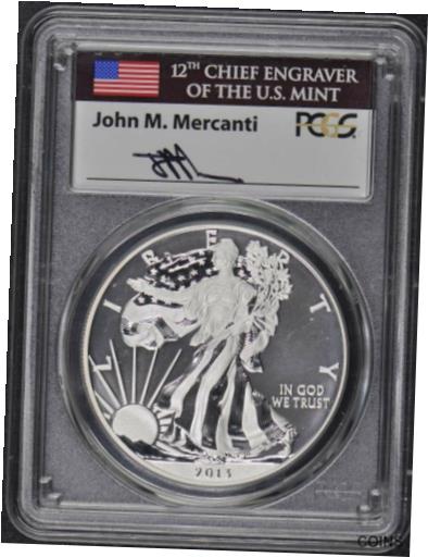 アンティークコイン コイン 金貨 銀貨 [送料無料] 2013 W 2-Coin Set $1 Silver American Eagle PCGS SP70 & PR70 Mercanti Labels