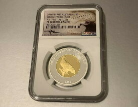 【極美品/品質保証書付】 アンティークコイン 2016 P Australia $50 Gold/Silver Bi-Met Wedge-Tailed Eagle With NGC PF70 [送料無料] #cot-wr-011201-18376