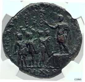 【極美品/品質保証書付】 アンティークコイン コイン 金貨 銀貨 [送料無料] COMMODUS address to SOLDIERS RARE 186AD Rome Ancient Roman Coin NGC i82366