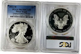 【極美品/品質保証書付】 アンティークコイン 銀貨 2012-W American Silver Eagle PR70DCAM PCGS Limited Edition PR Set [送料無料] #sot-wr-011201-738