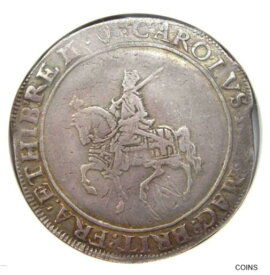 【極美品/品質保証書付】 アンティークコイン コイン 金貨 銀貨 [送料無料] 1632 Britain England UK Charles I Crown Coin - Certified NGC VF Details - Rare!