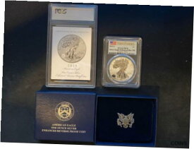 【極美品/品質保証書付】 アンティークコイン 銀貨 2019-S $1 Silver Eagle Enhanced Rev PR First Strike PR70 with COA (SHIPS TODAY) [送料無料] #sof-wr-011201-957