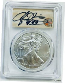 2020-(P) $1 シルバー イーグル PCGS MS70 がフィラ アロンゾ追悼の署名 HOF ラベルで襲撃2020-(P) $1 Silver Eagle PCGS MS70 Struck at Phila Alonzo Mourning Sig HOF Label