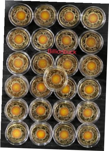 アンティークコイン コイン 金貨 銀貨 [送料無料] 25 X 2022 $2 Honey Bee Coloured Uncirculated Coin UNC in Coin Capsule