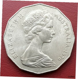 【極美品/品質保証書付】 アンティークコイン 硬貨 1976 AUSTRALIAN 50 CENT COIN | EF + HIGH GRADE EXCELLENT CONDITION | Lot 996 [送料無料] #ocf-wr-011274-2625