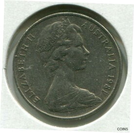 【極美品/品質保証書付】 アンティークコイン 硬貨 Foreign Coin - Australia - Ten Cents [10-cents] 1981 [送料無料] #ocf-wr-011406-113