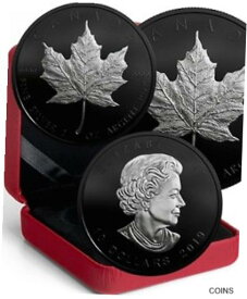 【極美品/品質保証書付】 アンティークコイン コイン 金貨 銀貨 [送料無料] 2019 Silver Maple Leaf Special Edition $10 2OZ Ag Proof BlackRhodium Coin Canada