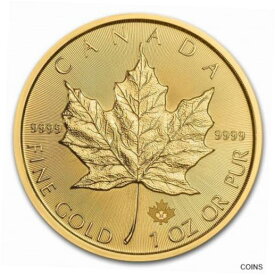 【極美品/品質保証書付】 アンティークコイン コイン 金貨 銀貨 [送料無料] 2022 Canada 1 oz Gold Maple Leaf BU