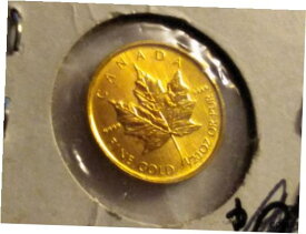 【極美品/品質保証書付】 アンティークコイン コイン 金貨 銀貨 [送料無料] 2001 GOLD CANADA $1.00 DOLLAR MAPLE LEAF 1/20 OZ COIN