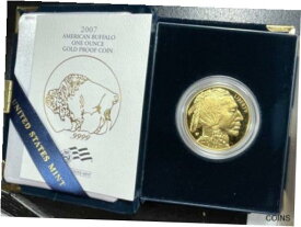 【極美品/品質保証書付】 アンティークコイン 金貨 2007 BUFFALO .9999 1 OZ GOLD COIN ~ PROOF WITH BOX&COA~WOW BEAUTIFUL PIECE [送料無料] #gcf-wr-011641-537