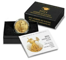 【極美品/品質保証書付】 アンティークコイン 金貨 American Eagle 2021 One Ounce Gold Uncirculated Coin Confirmed Order Limited [送料無料] #gcf-wr-011749-4752