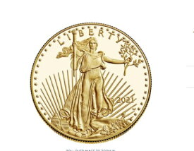 【極美品/品質保証書付】 アンティークコイン 金貨 American Eagle 2021 One Ounce Gold Proof Coin 21EB [送料無料] #gcf-wr-011749-5692