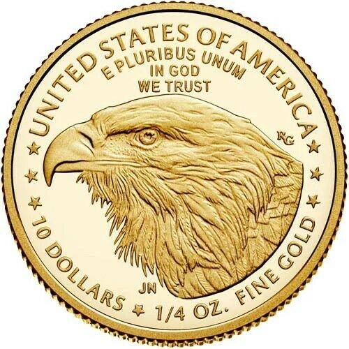アンティークコイン コイン 金貨 銀貨 [送料無料] 2021-W 1/4 American Eagle One-Quarter Ounce Gold Proof Coin(21EDN) T-2のサムネイル