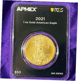 【極美品/品質保証書付】 アンティークコイン 金貨 2021 American eagle 1oz Gold Type 1 APMEX mint direct PCGS [送料無料] #got-wr-011749-748