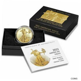【極美品/品質保証書付】 アンティークコイン 金貨 2022-W Proof $50 American Gold Eagle 1 oz Box, OGP & COA [送料無料] #gof-wr-011749-776