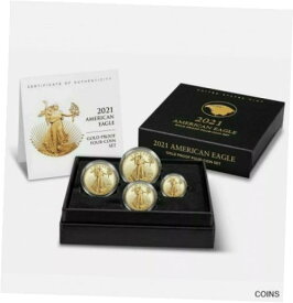 【極美品/品質保証書付】 アンティークコイン 金貨 American Eagle 2021 Gold Proof Four-Coin Set Limited Edition West Point see desc [送料無料] #gcf-wr-011749-856