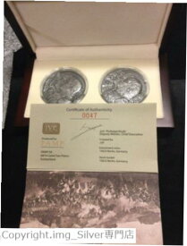 【極美品/品質保証書付】 アンティークコイン コイン 金貨 銀貨 [送料無料] Niue 2012 $5 War Of 1812 Kutusow-Napoleon High Relief 2x 2Oz Silver Coin Set