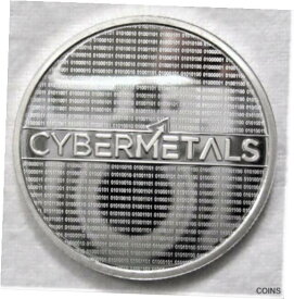 【極美品/品質保証書付】 アンティークコイン コイン 金貨 銀貨 [送料無料] 1 oz CyberMetals Silver Round .999