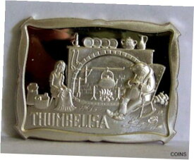 【極美品/品質保証書付】 アンティークコイン コイン 金貨 銀貨 [送料無料] Vintage Thumbelisa 1 oz silver art bar B.H. Mayer 1977 Rare