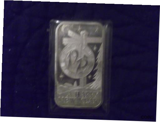 アンティークコイン コイン 金貨 銀貨 [送料無料] 1975 madison mint a happy year 1oz .999 silver bar.-
