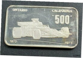 【極美品/品質保証書付】 アンティークコイン コイン 金貨 銀貨 [送料無料] 1975 Switzerland Race Car 1 oz Silver Art Bar Essayeur Pondeur Brand Ontario CAL