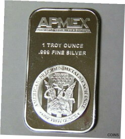 【極美品/品質保証書付】 アンティークコイン コイン 金貨 銀貨 [送料無料] Apmex American Precious Metal Exchange 1 oz .999 Fine Silver Bar (51421)