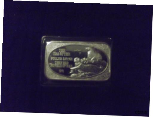アンティークコイン コイン 金貨 銀貨 [送料無料] 1975 ussc the seaotter 1oz .999 silver bar