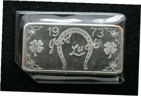 【極美品/品質保証書付】 アンティークコイン コイン 金貨 銀貨 [送料無料] KAPPYSCOINS G3662 1973 GOOD LUCK HORSESHOE LIMITED EDITION SILVER OZ ART BAR