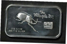 【極美品/品質保証書付】 アンティークコイン コイン 金貨 銀貨 [送料無料] The Watergate Bug 1oz .999 Silver Art Bar - Free Shipping USA