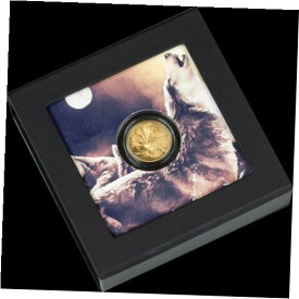 【極美品/品質保証書付】 アンティークコイン コイン 金貨 銀貨 [送料無料] 2021 Mongolia 1000 Togrog 1/10 oz Proof Gold Mystic Wolf Ultra High Relief