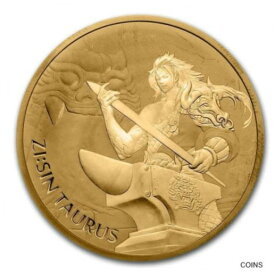 【極美品/品質保証書付】 アンティークコイン コイン 金貨 銀貨 [送料無料] 2021 Korean 1/10th oz .9999 gold Sin Taurus Komsco in Assay