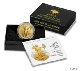 【極美品/品質保証書付】 アンティークコイン 金貨 American Eagle 2021 W One Ounce Gold Uncirculated Coin 21EHN IN HAND [送料無料] #gcf-wr-011926-1275