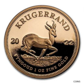 【極美品/品質保証書付】 アンティークコイン 金貨 2022 South Africa 1 oz Proof Gold Krugerrand - SKU#243215 [送料無料] #gof-wr-011926-2505