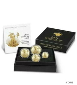 【極美品/品質保証書付】 アンティークコイン 金貨 Limited Edition - American Eagle 2021 Gold Proof Four-Coin Set Item 21EFN 2021 [送料無料] #gcf-wr-011926-2911